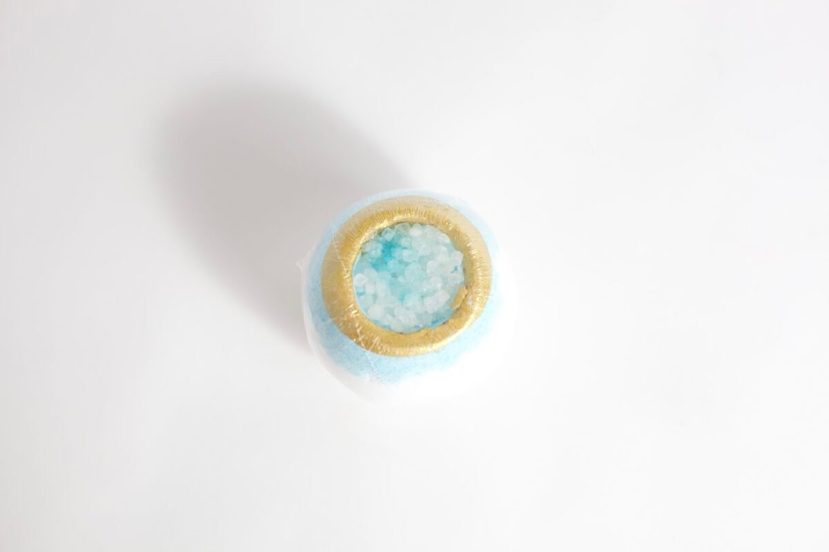 Salt bathbomb blue - Image 2