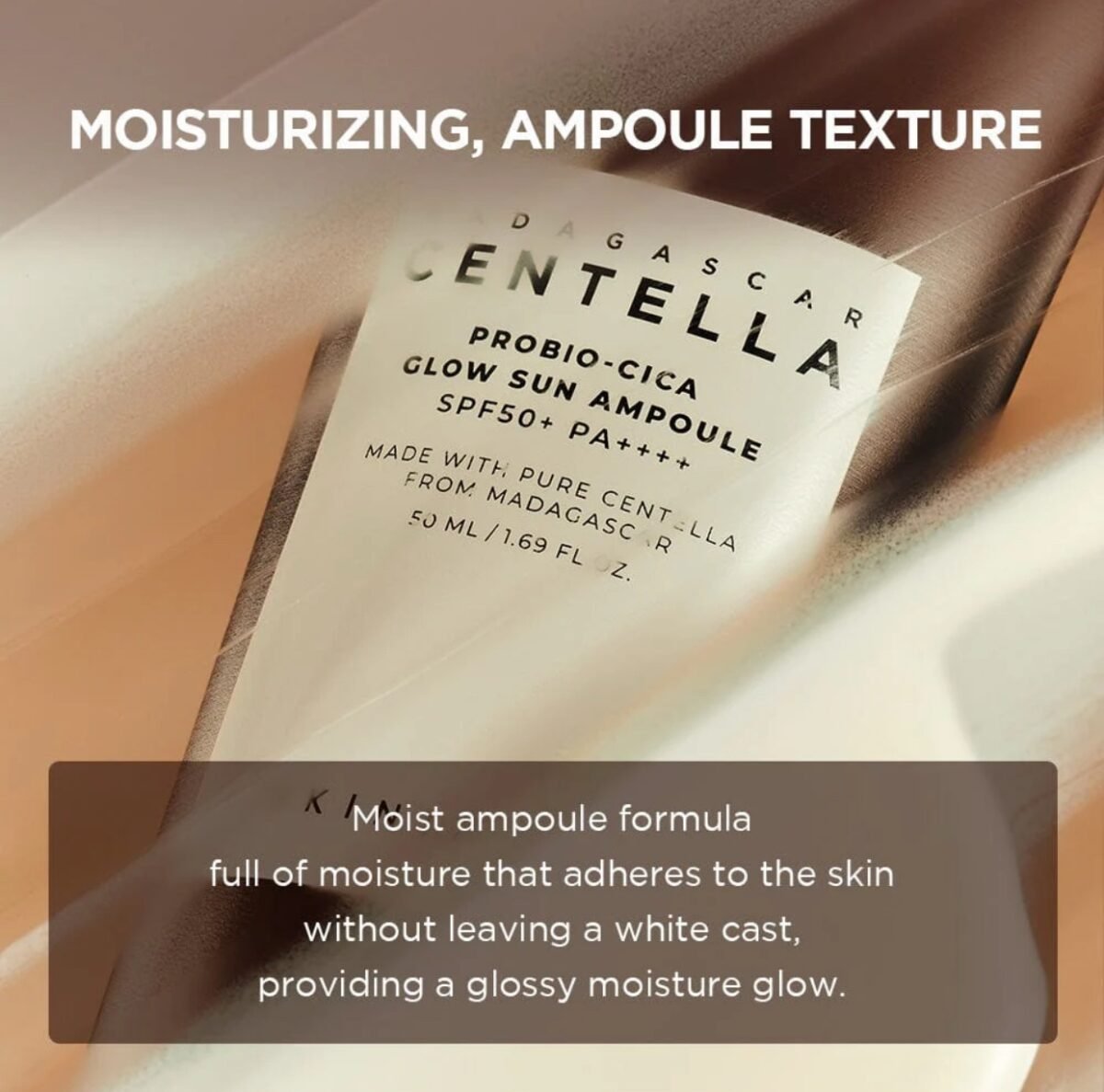 Skin1004 Madagascar Centella Probio-cica Glow Sun Ampoule 50ml - Image 4
