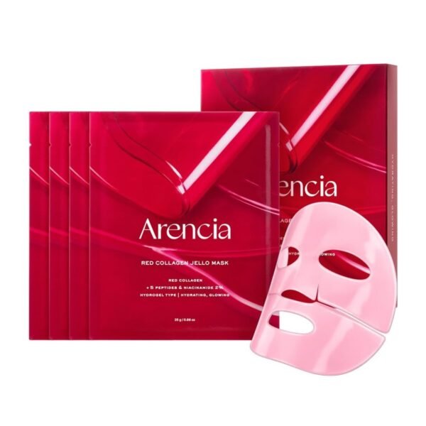 Arencia Red Collagen Jello Mask 25g (4pcs)