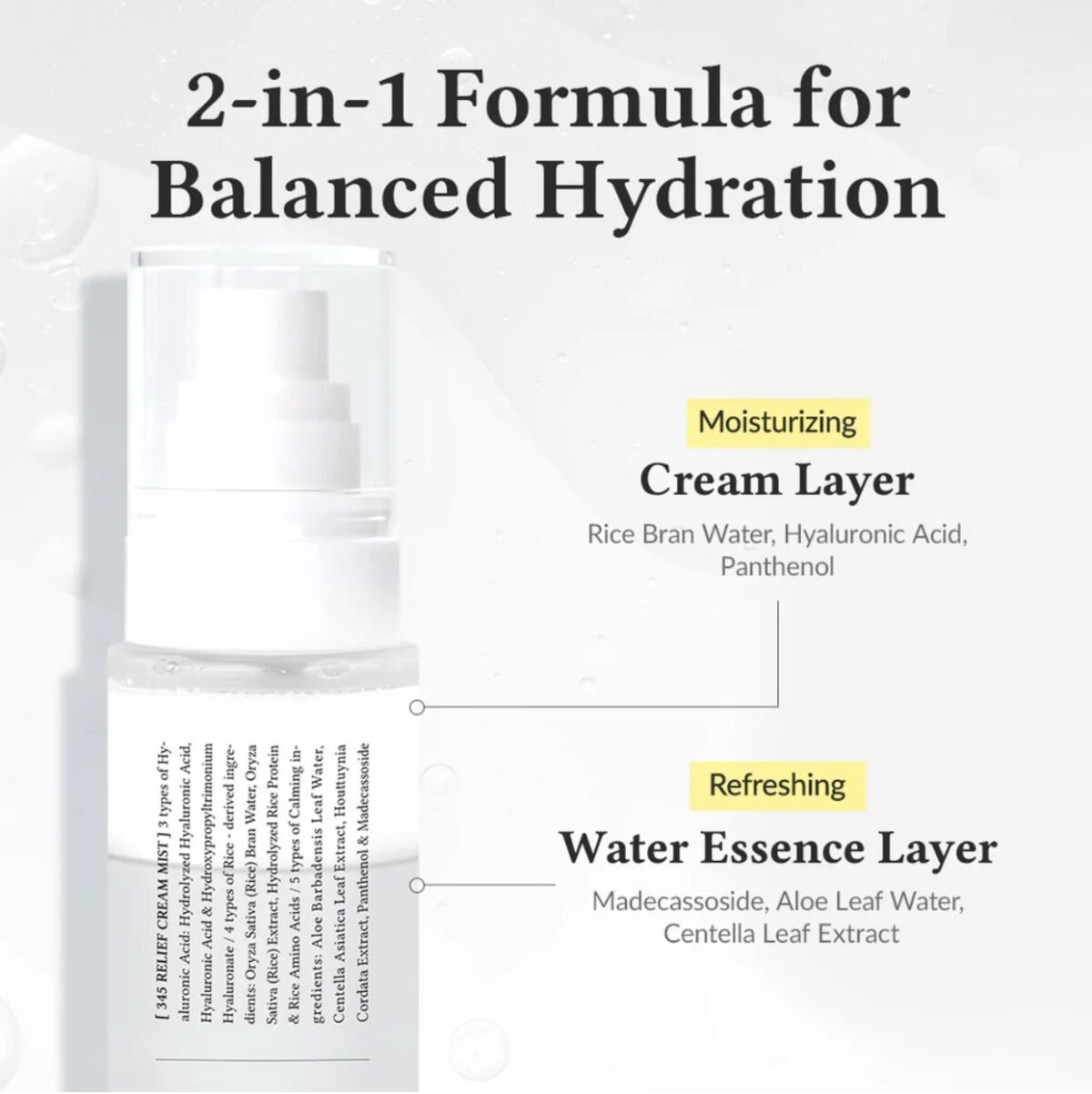 Dr.althea 345 Relief Cream Mist 60ml - Image 4