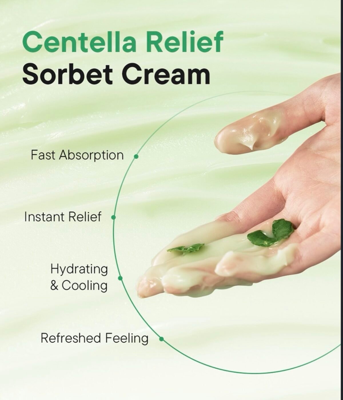 iUNIK Centella Relief Sorbet Cream 50ml - Image 2