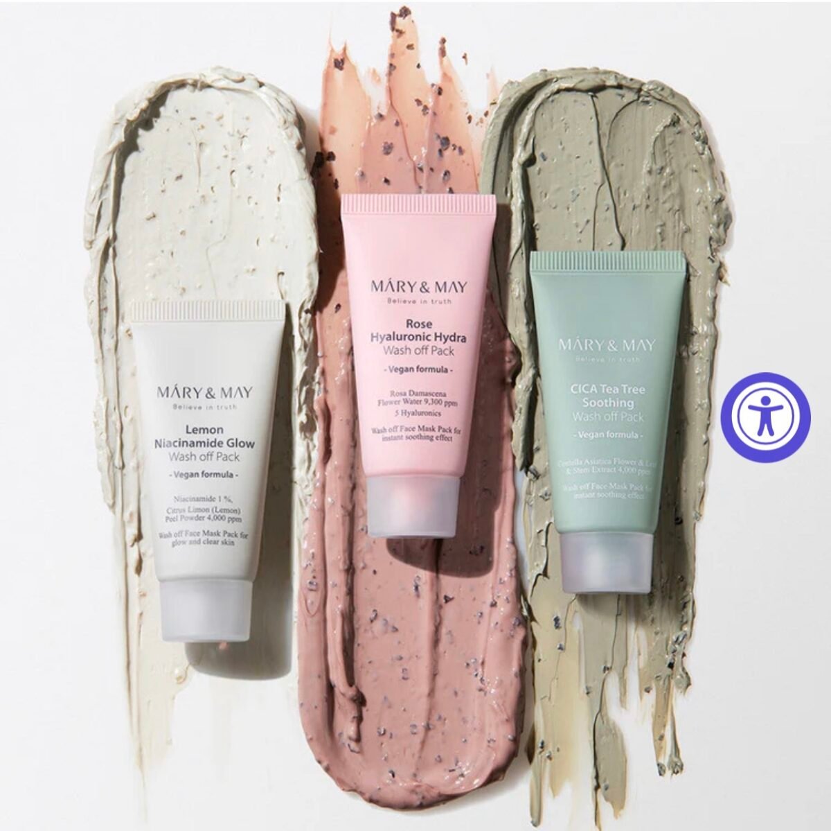 Mary & May CICA Tea Tree Soothing Wash Off Pack 30ml - Image 3