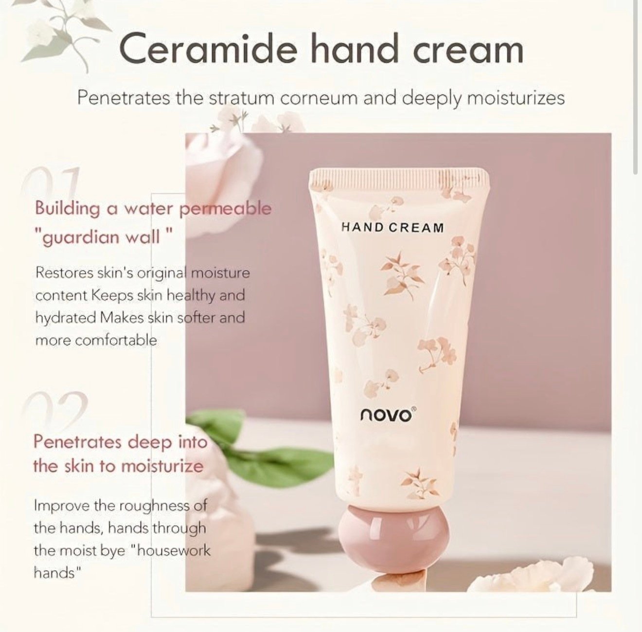 screenshot-301 NOVO ceramide hand cream - Image 1
