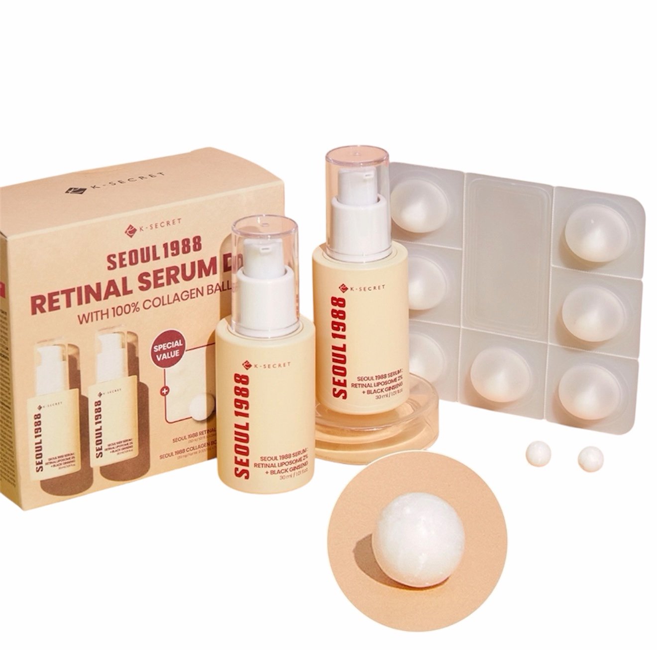 photoroom_20260125_235534-2 KSECRET Retinal Black Ginseng Serum Double Set - Image 1