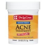 De La Cruz Acne Treatment Maximum Strength with 10% Sulfur (73.7 g) علاج دي لا كروز لحب الشباب بأقصى قوة مع 10% كبريت