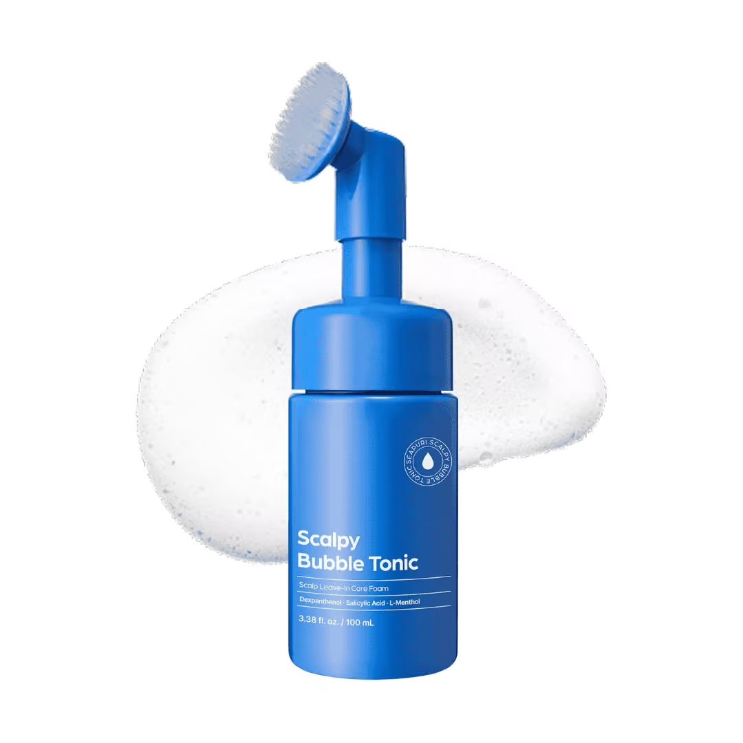 img_5510-2 Seapuri Scalpy Bubble Tonic 100ml تونيك الفقاعات لفروة الرأس لتقوية الشعر وتقليل التساقط - Image 1