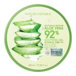 Nature Republic Aloe Vera Soothing Gel 92% Soothing and Moisture 300ml جل الصبار المهدئ 92% ترطيب وتلطيف