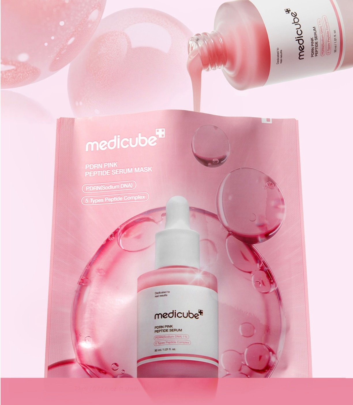 screenshot-886 Medicube PDRN Pink Peptide Serum Mask (1ea) قناع سيروم pdrn الببتيد الوردي - Image 1